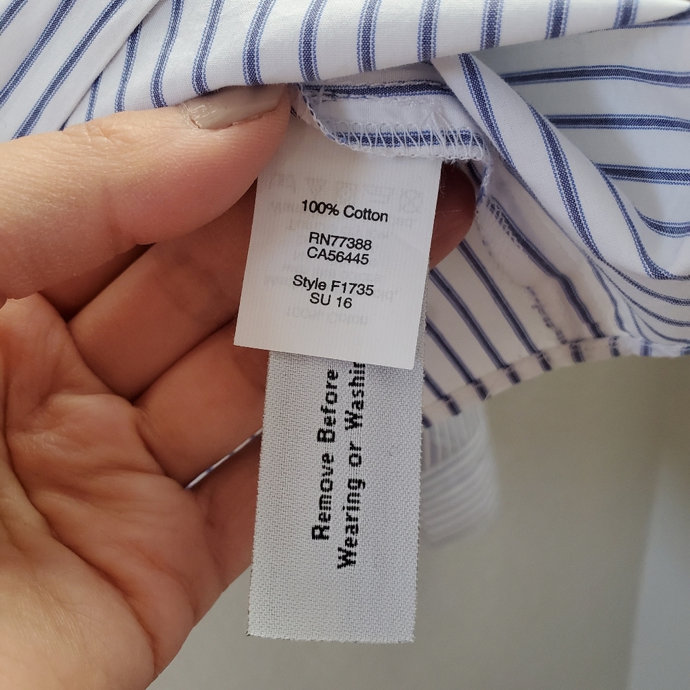 ❌SOLD❌ Madewell front tie shirt NWOT - Picture 7 of 8